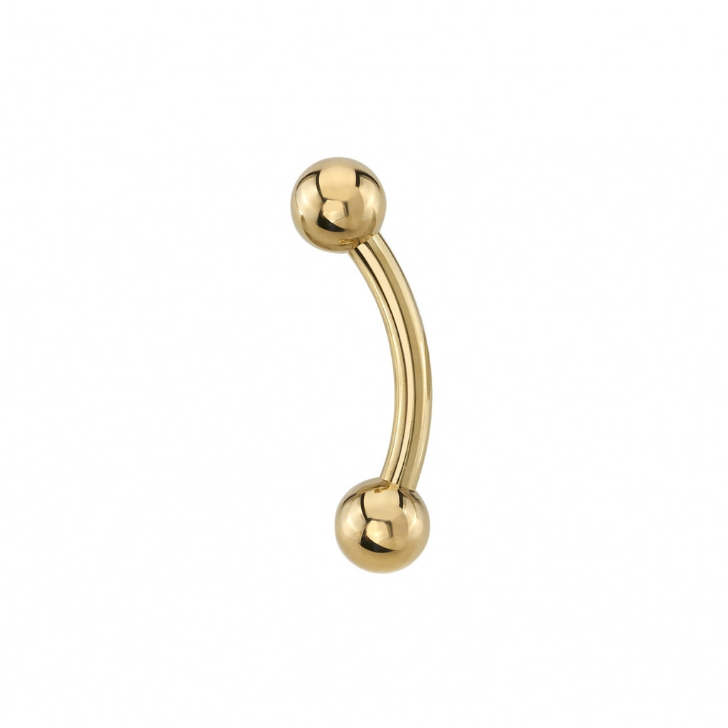 BVLA 16g Threadless Curved Barbell