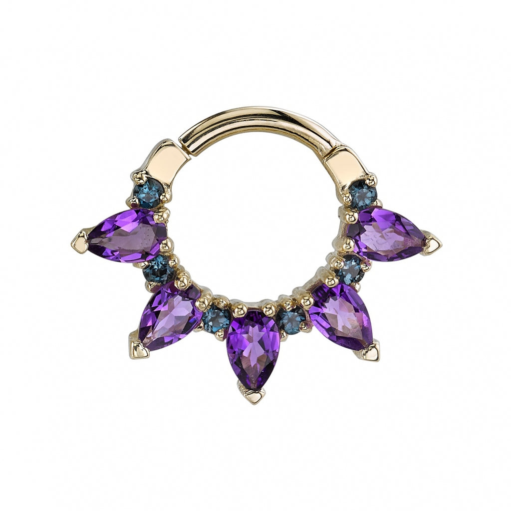 BVLA 16g Pear Kolo Hinge Ring