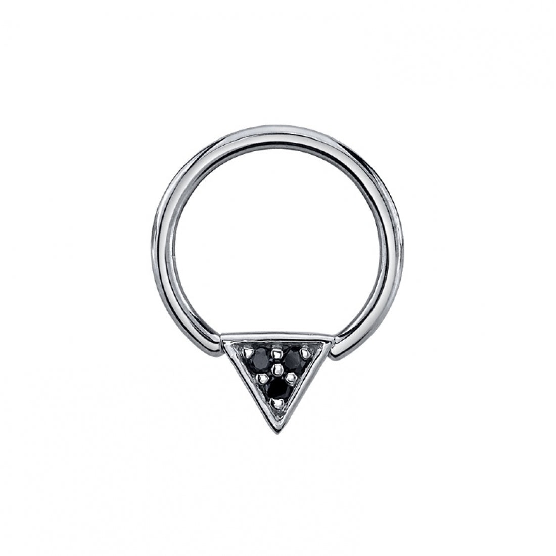 BVLA 18g Micro Pavé Triangle Nipple Orientation Seam Ring