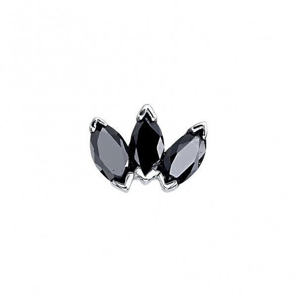 BVLA Diamond Tiny Marquise Fan Pushpin End