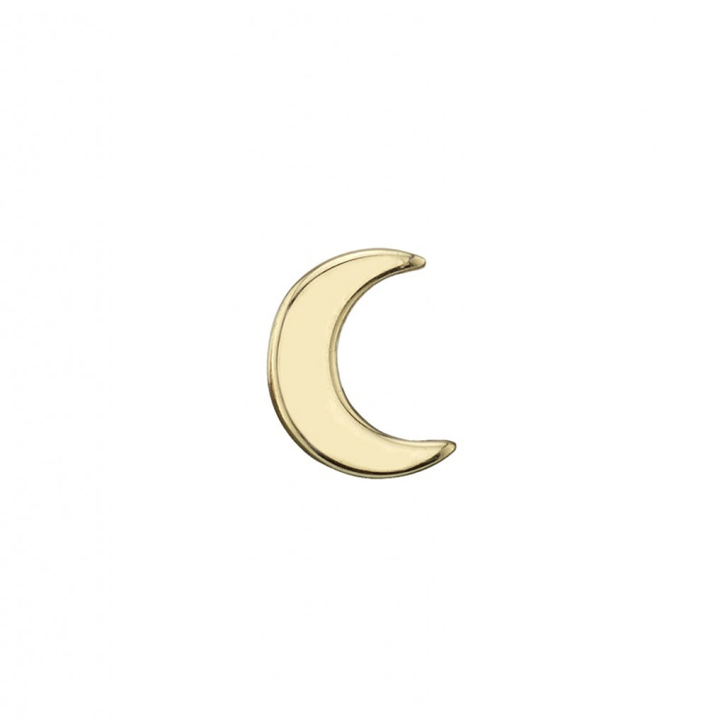 BVLA Tiny Crescent Moon Pushpin End