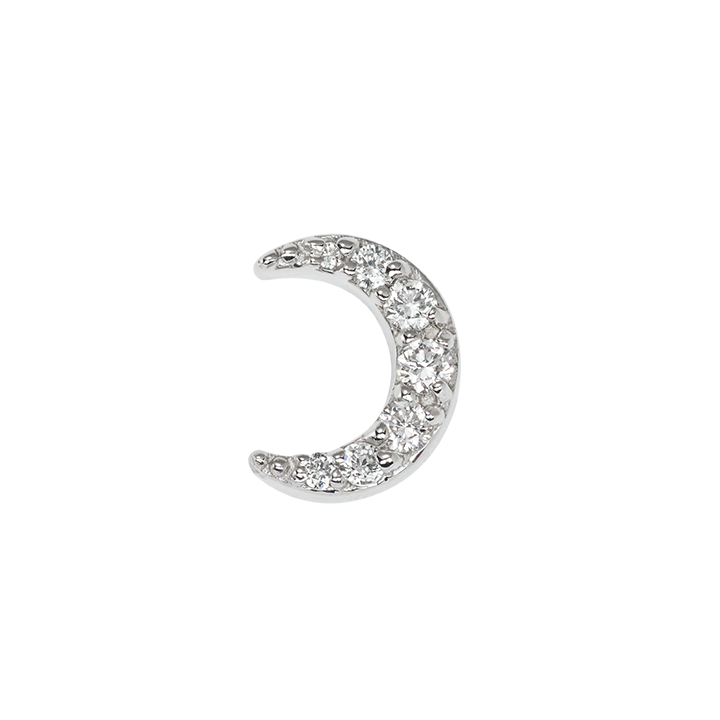 BVLA Jula Micro Pave Moon 16g Threaded End