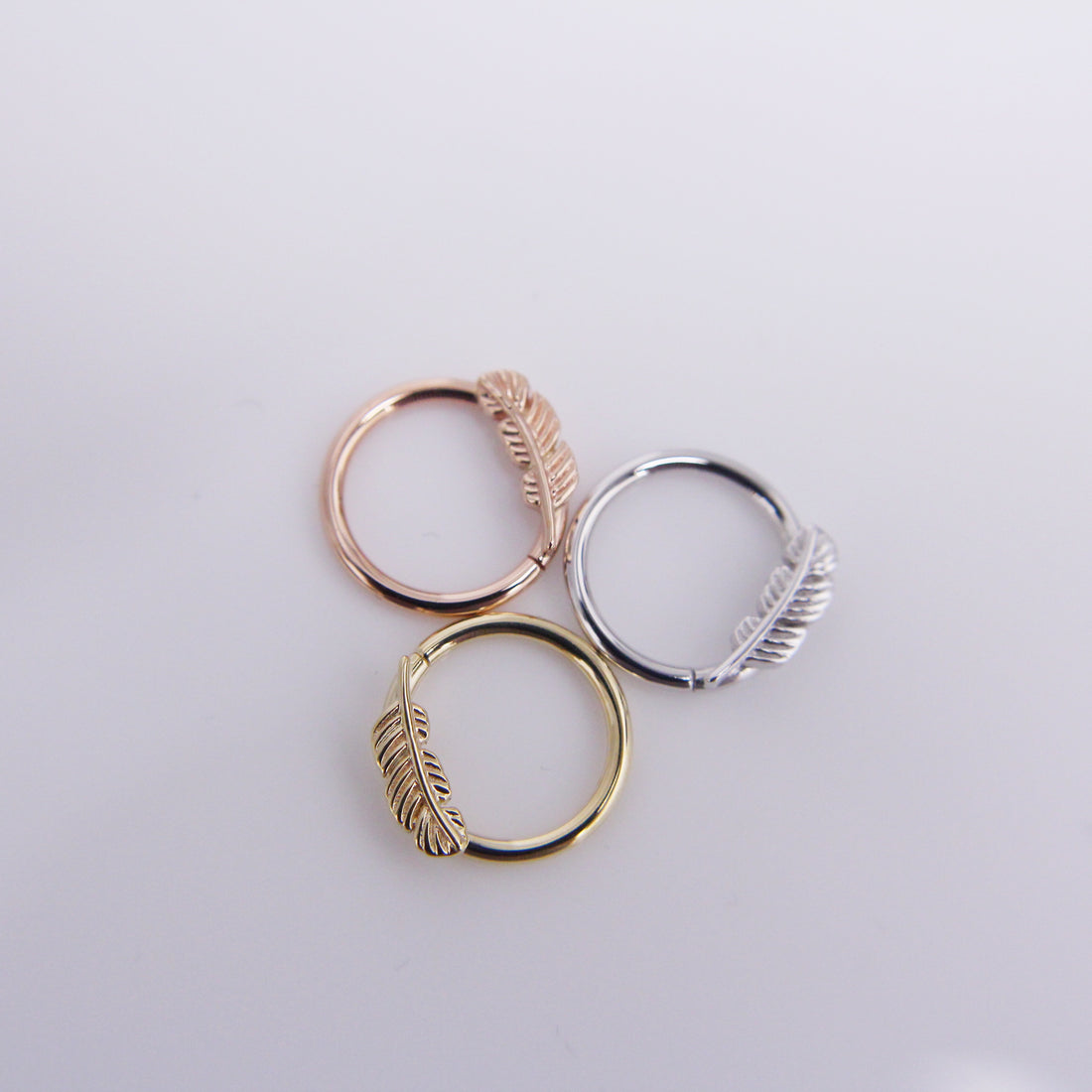 BVLA 16g Feather Nipple Orientation Seam Ring