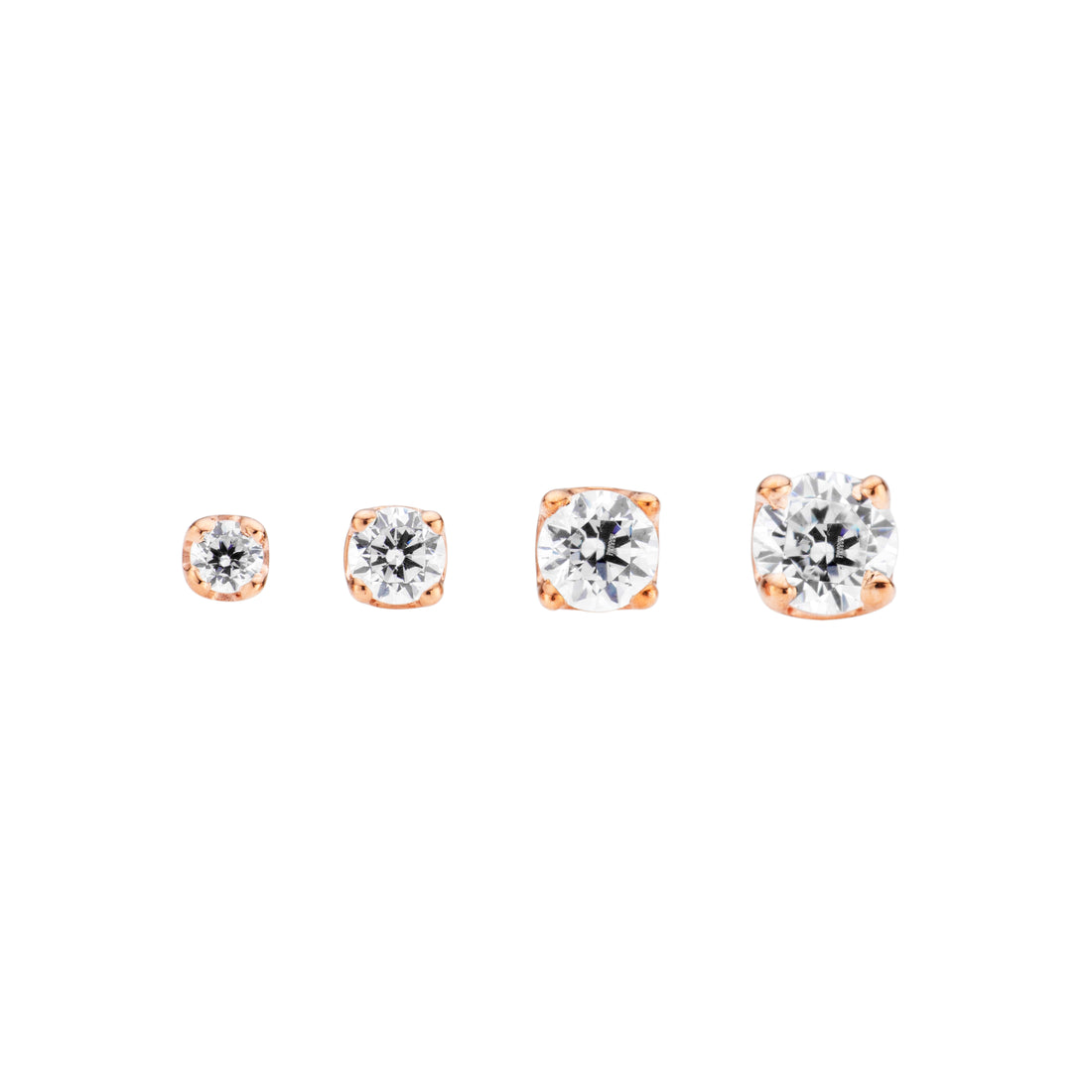 BVLA Round 4 Prongset Gem Pushpin End