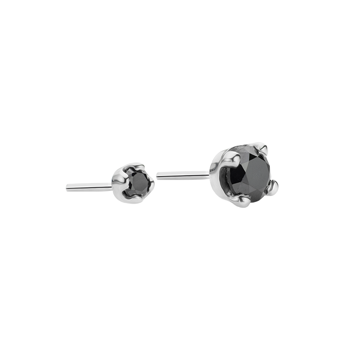 BVLA Round 4 Prongset Gem Pushpin End