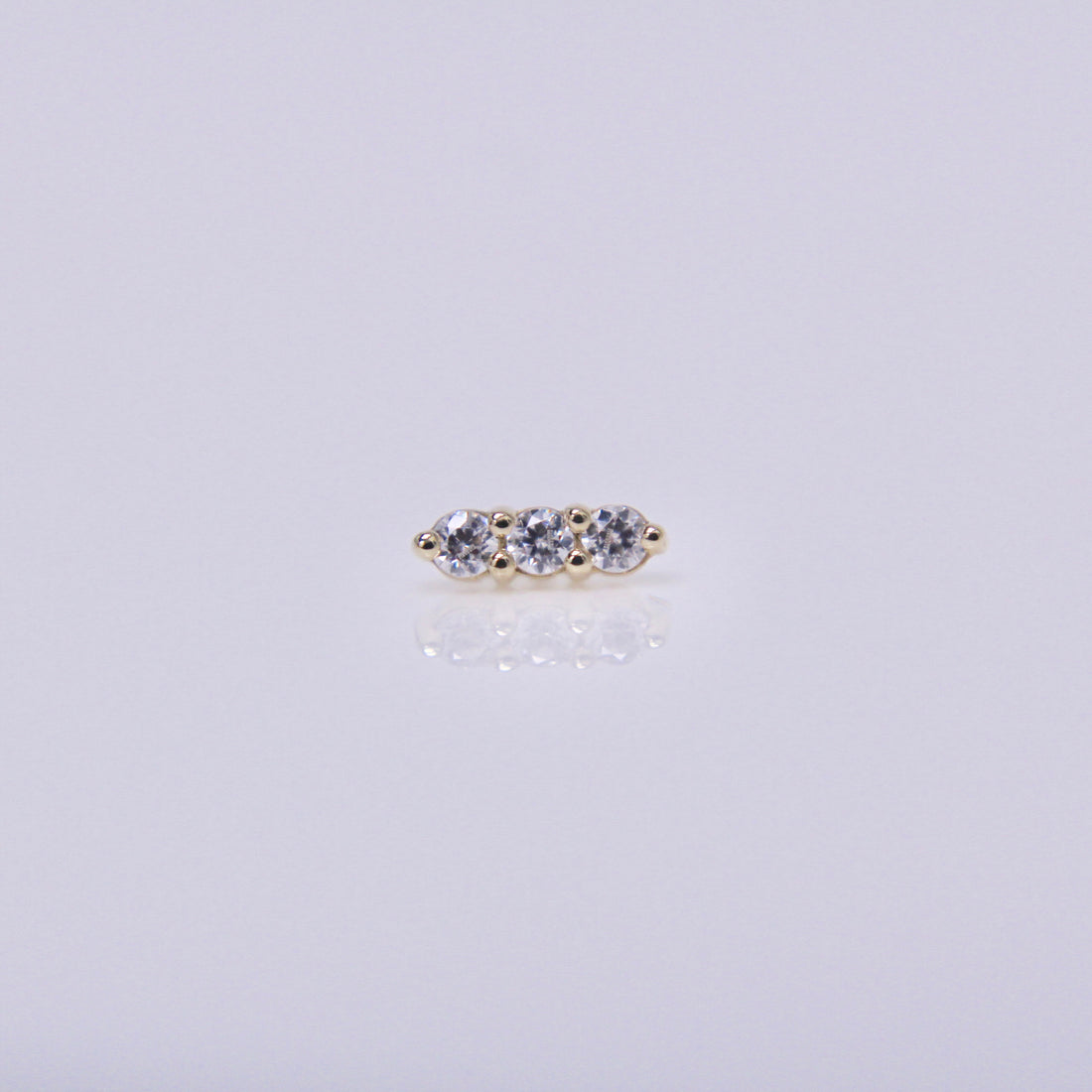 BVLA Linear Tri Prong Cluster Pushpin End