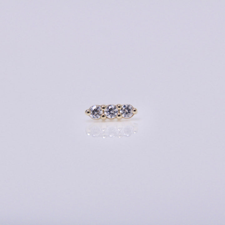 BVLA Linear Tri Prong Cluster Pushpin End