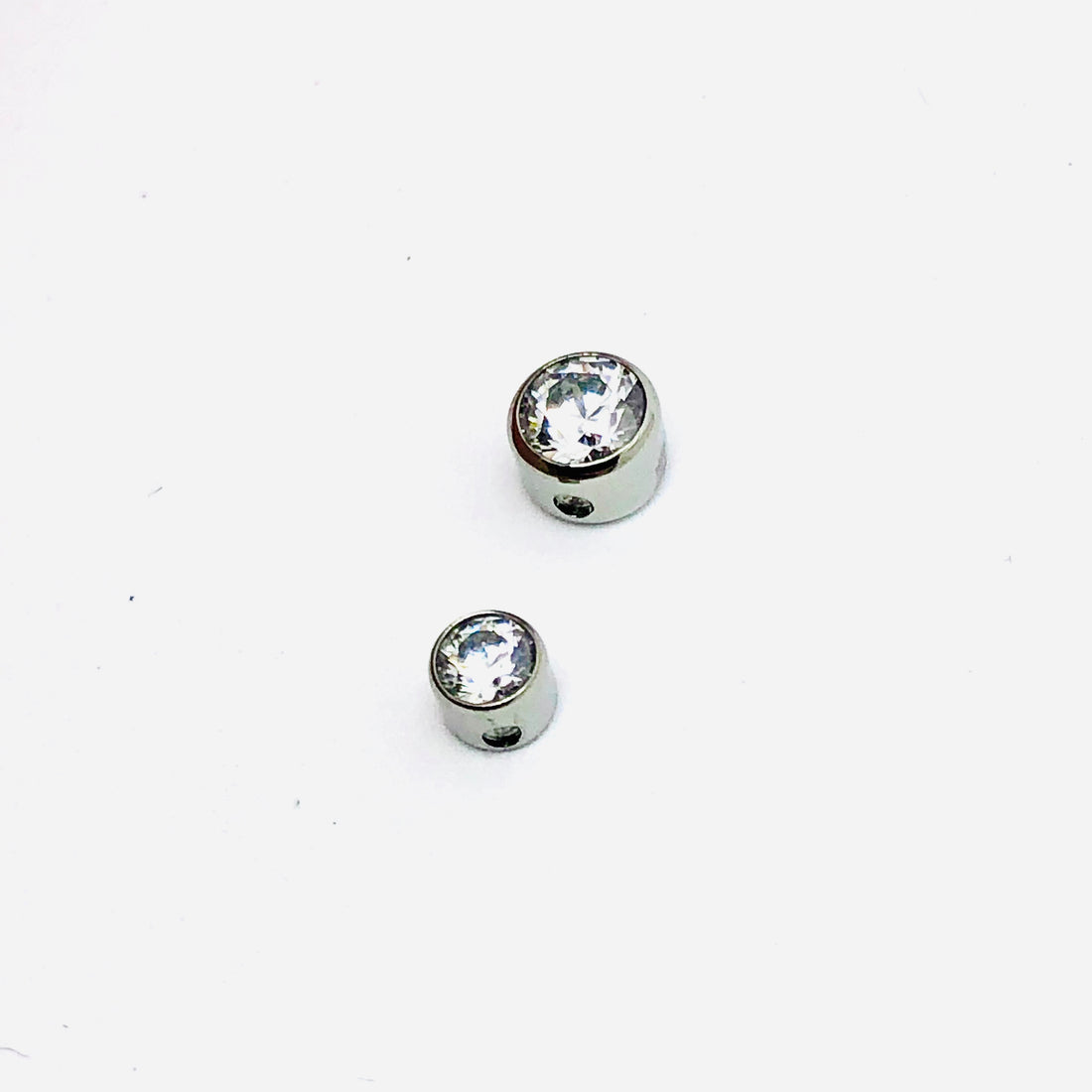 Industrial Strength 16g Captive Bezelset Gem