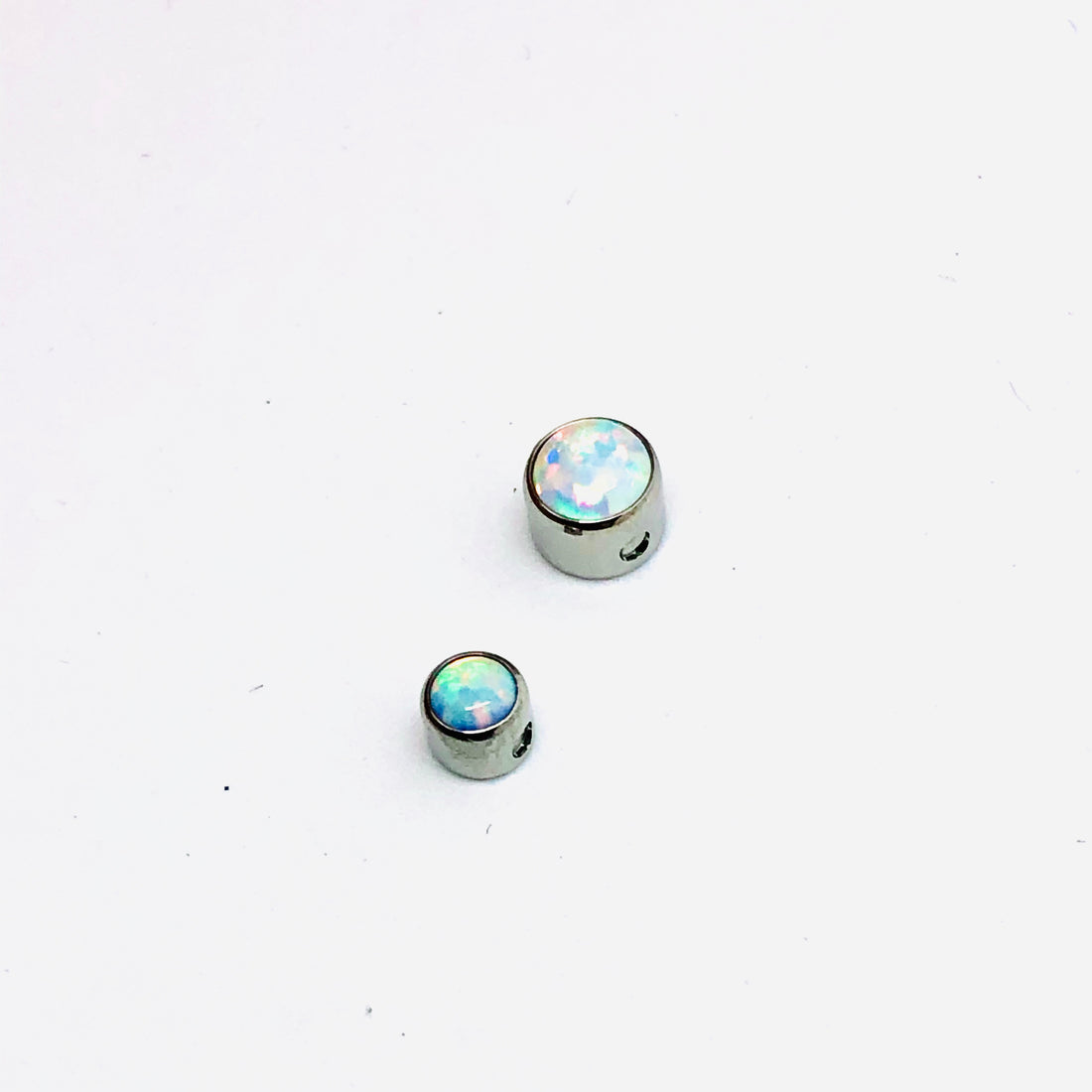 Industrial Strength 16g Captive Bezelset Gem