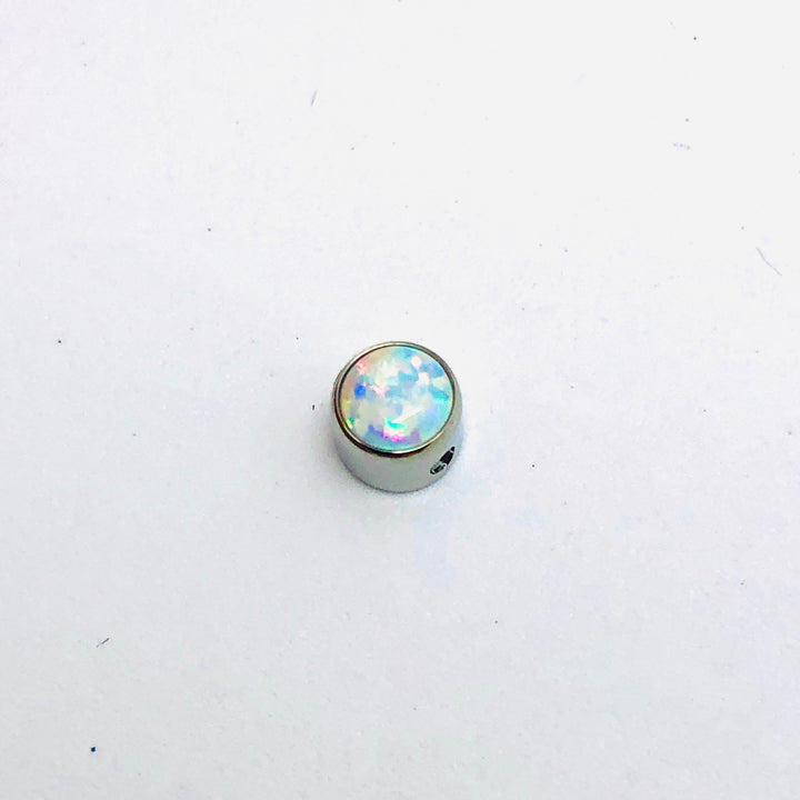 Industrial Strength 16g Captive Bezelset Gem