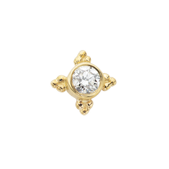 BVLA 14kt & 18kt Gold & Platinum Tiny Nanda 5mm Threadless