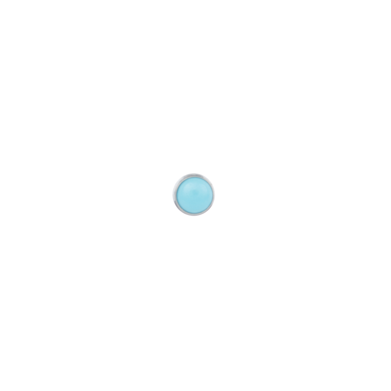 NeoMetal Cabochon Opal Pushpin End