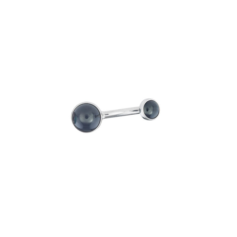Anatometal 14g Bezelset Gem Navel Curve