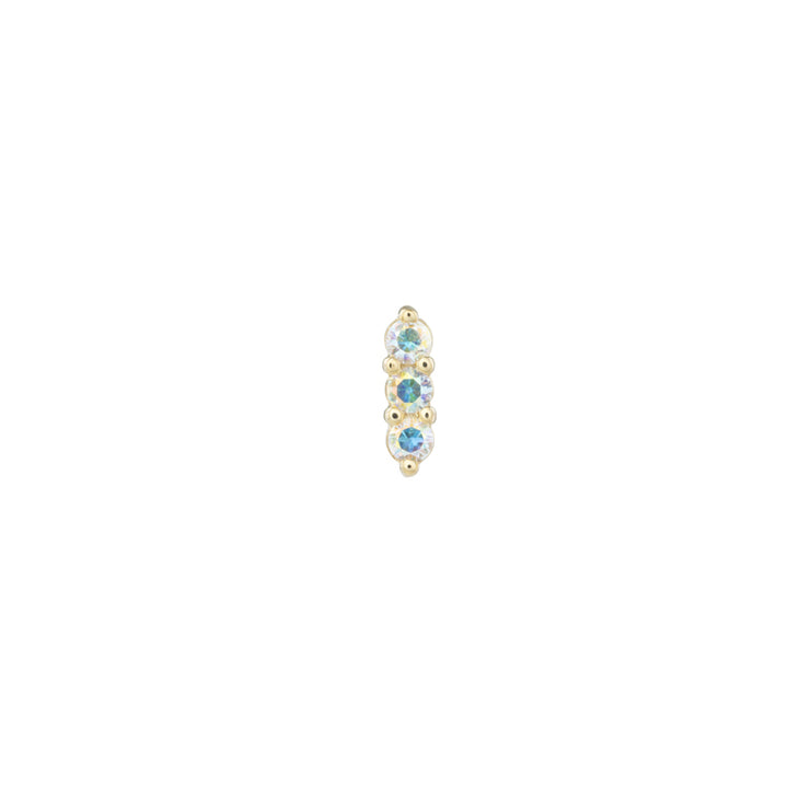 BVLA Linear Tri Prong Cluster Pushpin End