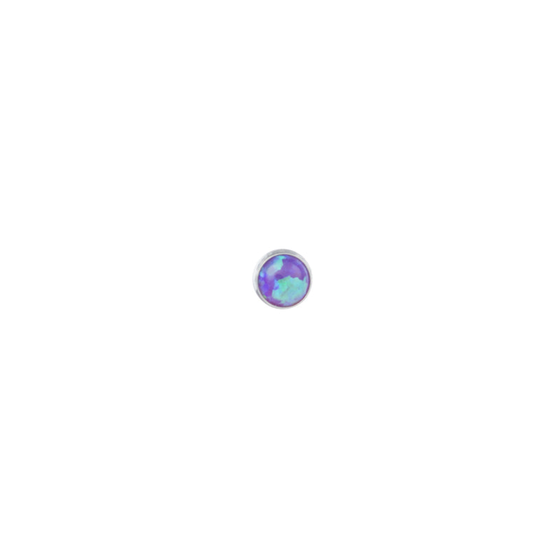 NeoMetal Cabochon Opal Pushpin End