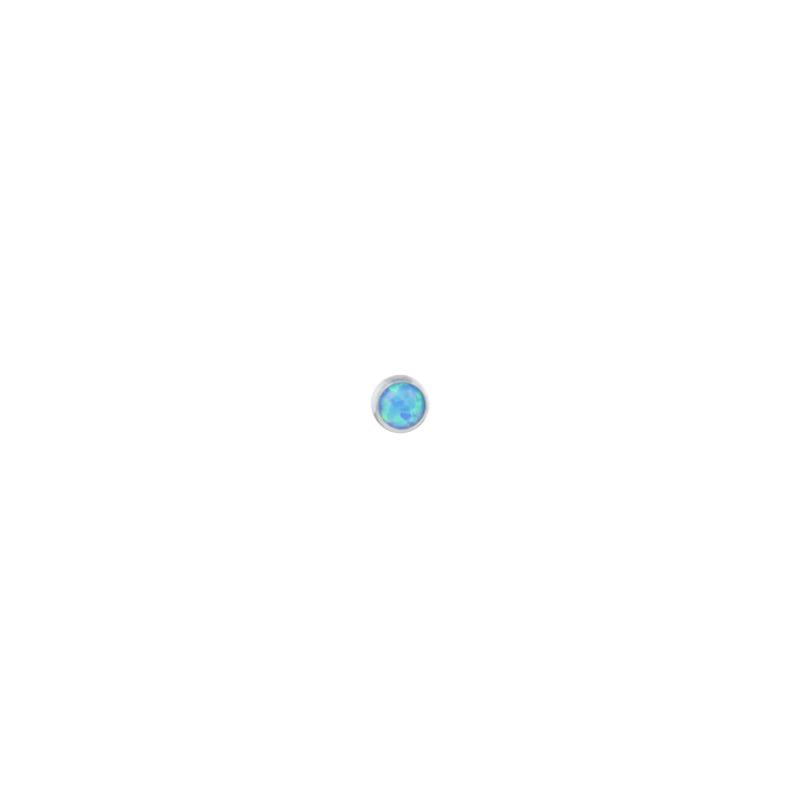 NeoMetal Cabochon Opal Pushpin End