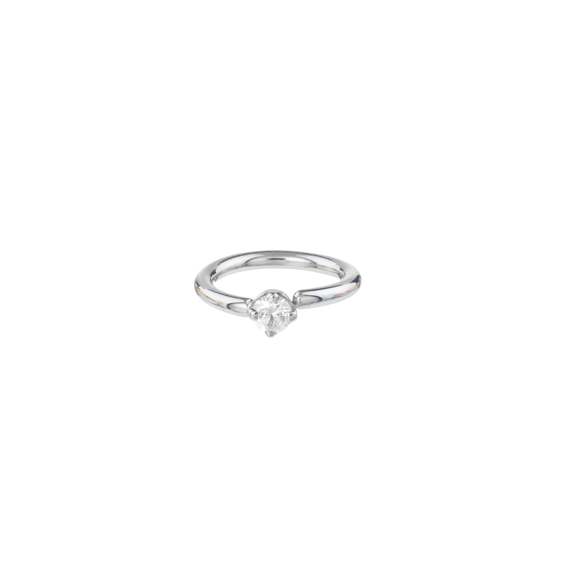 BVLA 18g Round Prongset Gem Navel Orientation Seam Ring