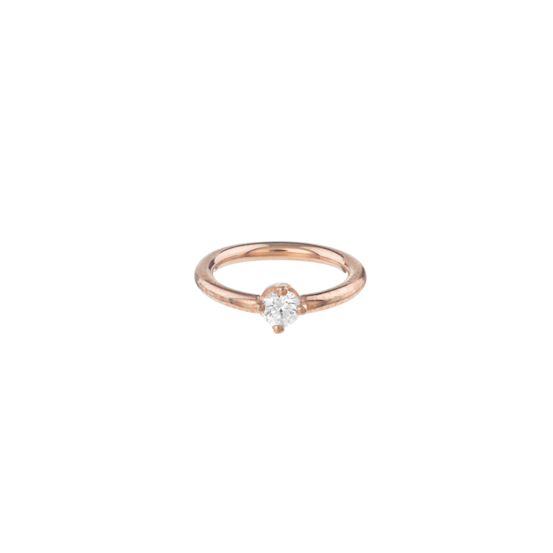BVLA 18g Round Prongset Gem Navel Orientation Seam Ring