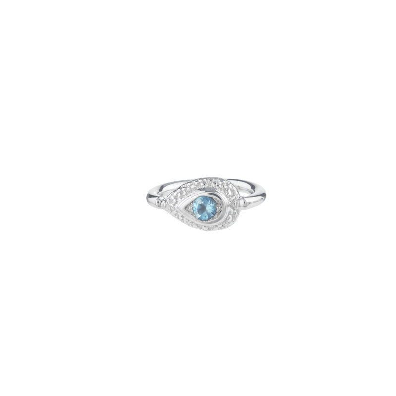 BVLA 18g Nanda Pear Navel Orientation Seam Ring