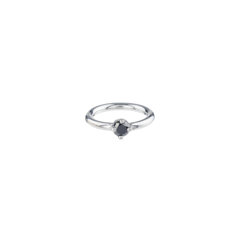 BVLA 18g Round Prongset Gem Navel Orientation Seam Ring