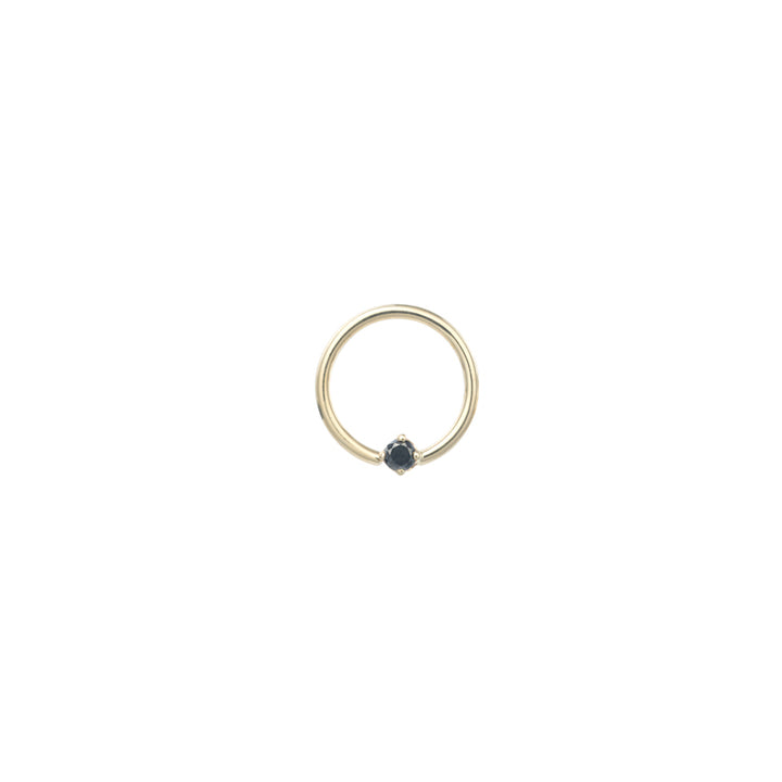 BVLA 18g Round Prongset Gem Nipple Orientation Seam Ring
