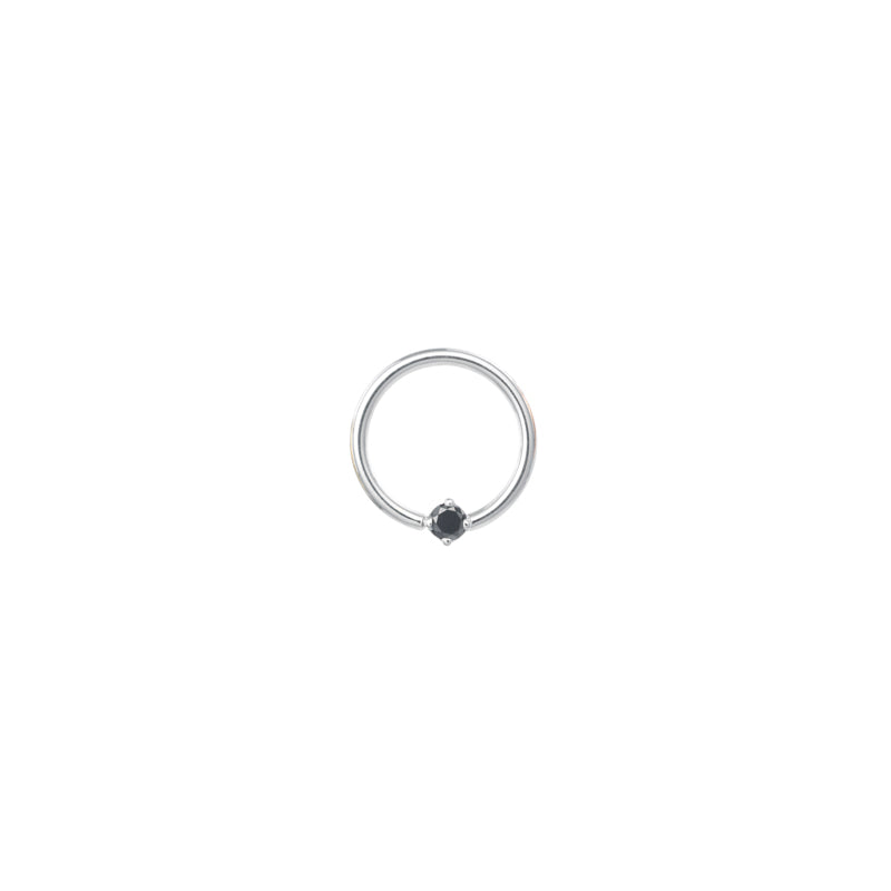 BVLA 18g Round Prongset Gem Nipple Orientation Seam Ring