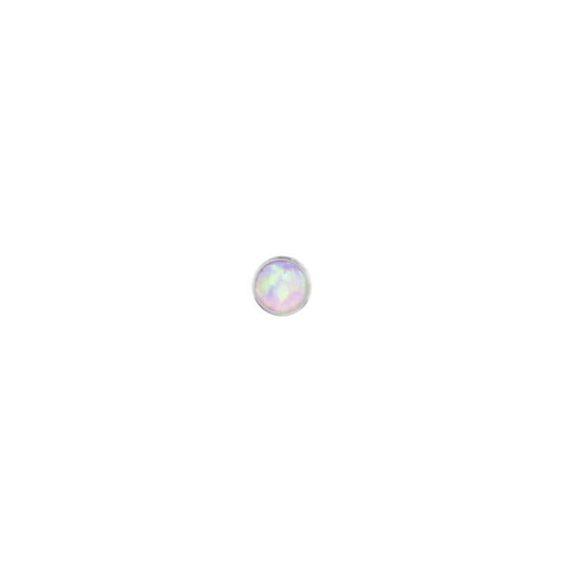 NeoMetal Cabochon Opal Pushpin End