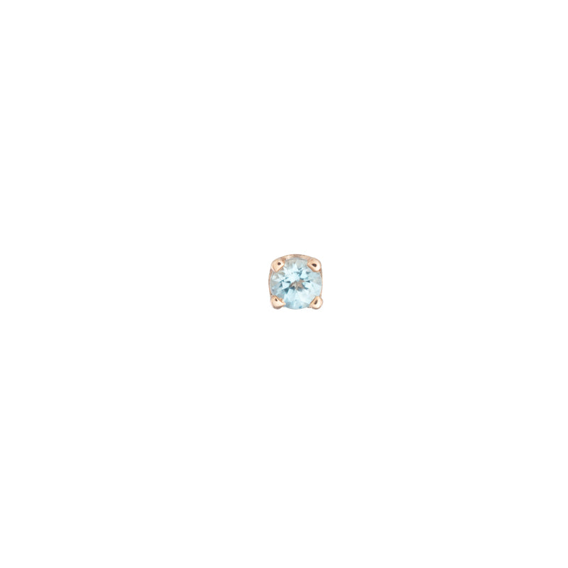 BVLA Round 4 Prongset Gem Pushpin End