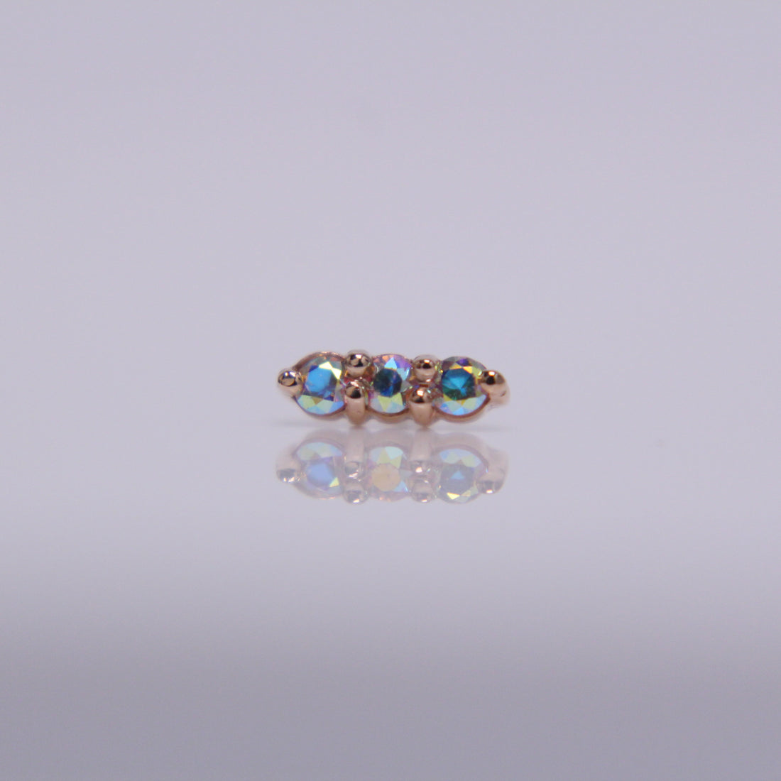 BVLA Linear Tri Prong Cluster Pushpin End