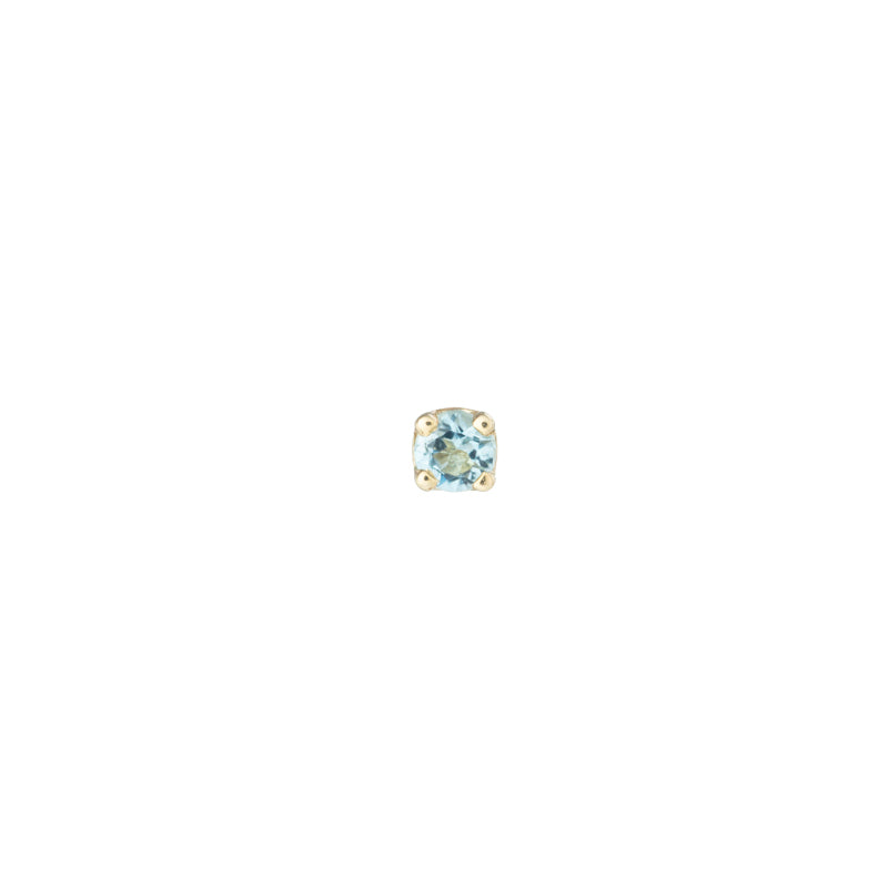 BVLA Round 4 Prongset Gem Pushpin End